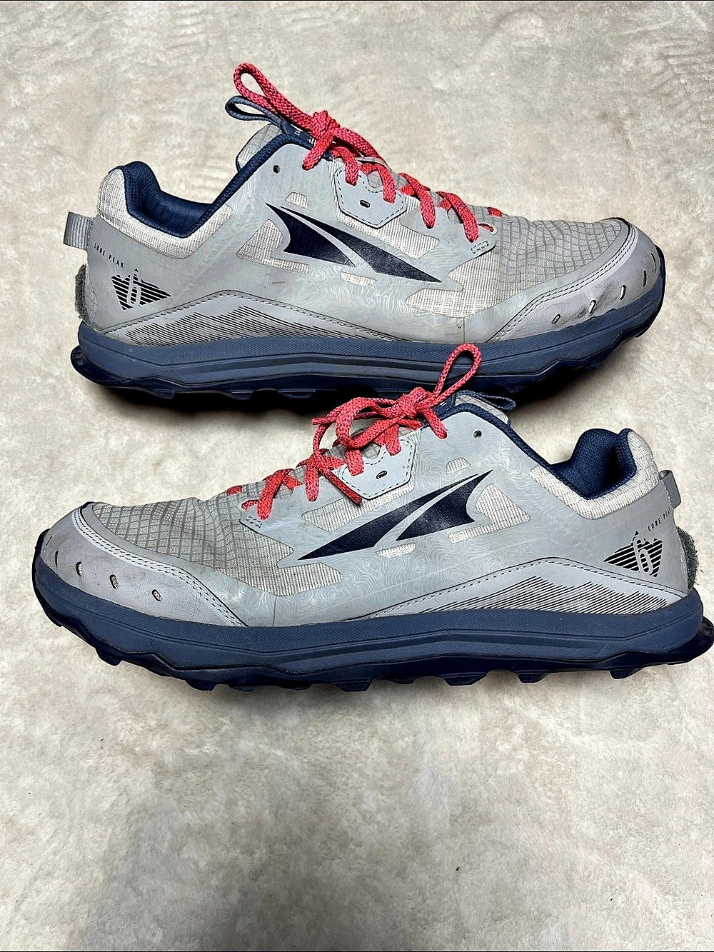 Altra Lone Peak 6 Athletic Shoes Gray & Blue US 12 Men’s